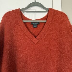 French Connection Wool Blend Brown Cozy Soft Sweater